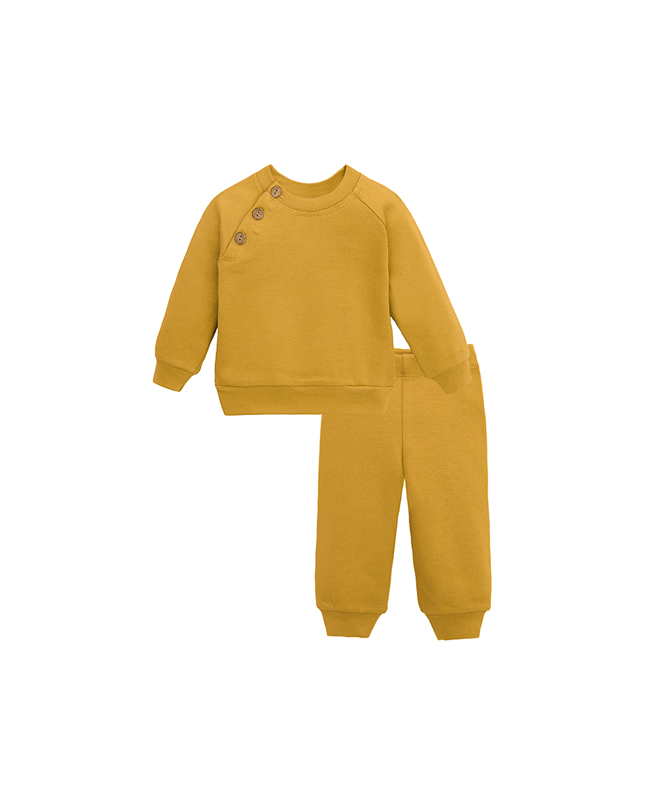 Baby Cotton Sweatshirt & Sweatpant Set