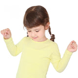 Girls' Basic Crewneck Long Sleeve Cotton T-Shirt / 11-12 Years LILAX