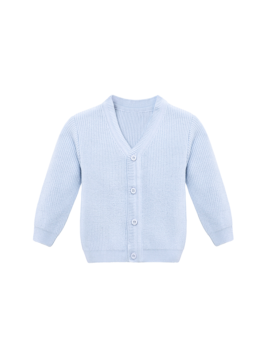 Boys Classic Knit V-Neck Cardigan Sweater