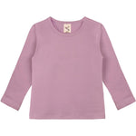 Girls' Basic Crewneck Long Sleeve Cotton T-Shirt / 11-12 Years LILAX