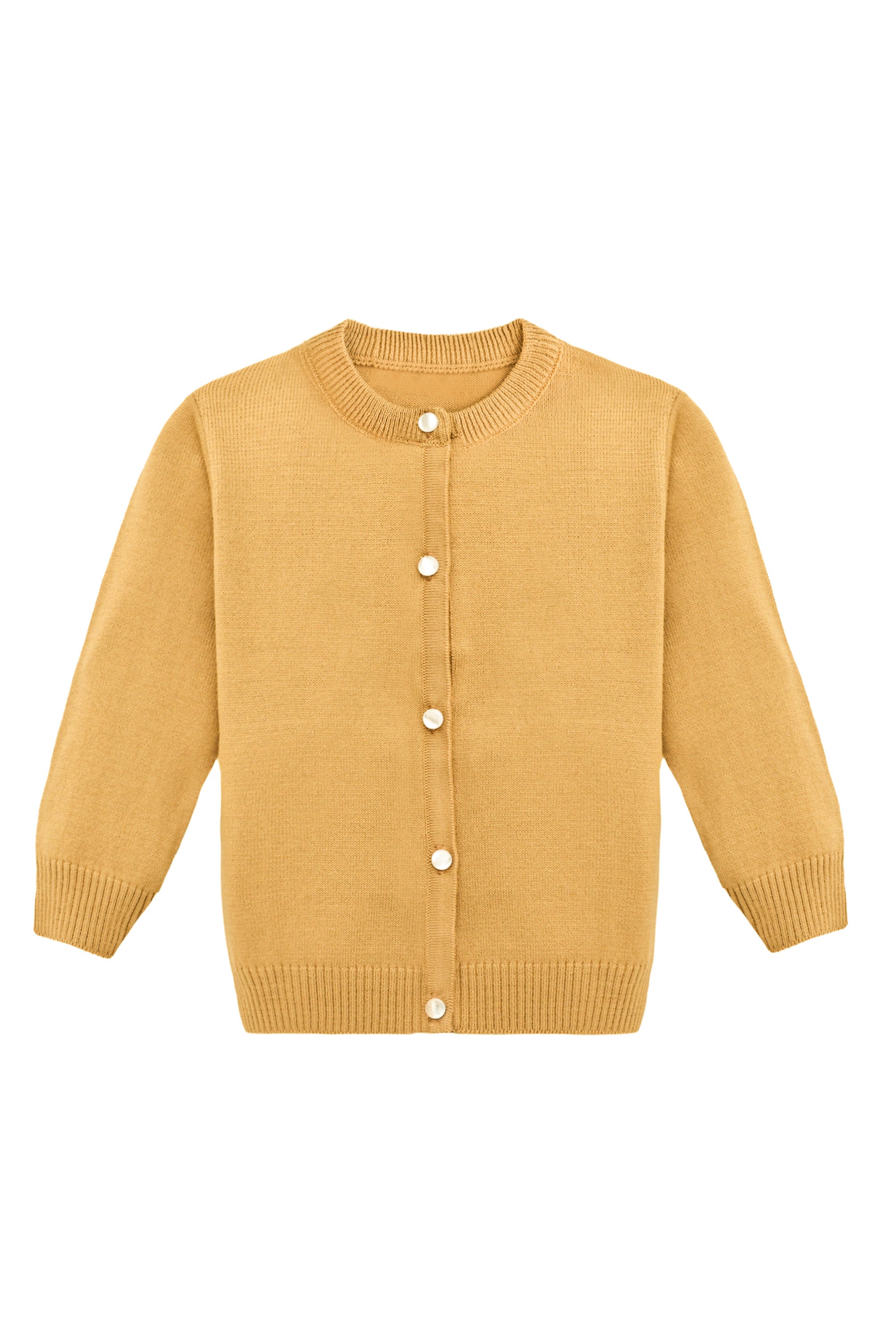 Girls' Classic Knit Cardigan Long Sleeve Button Closure Sweater 2 Years to 12 Years LILAX