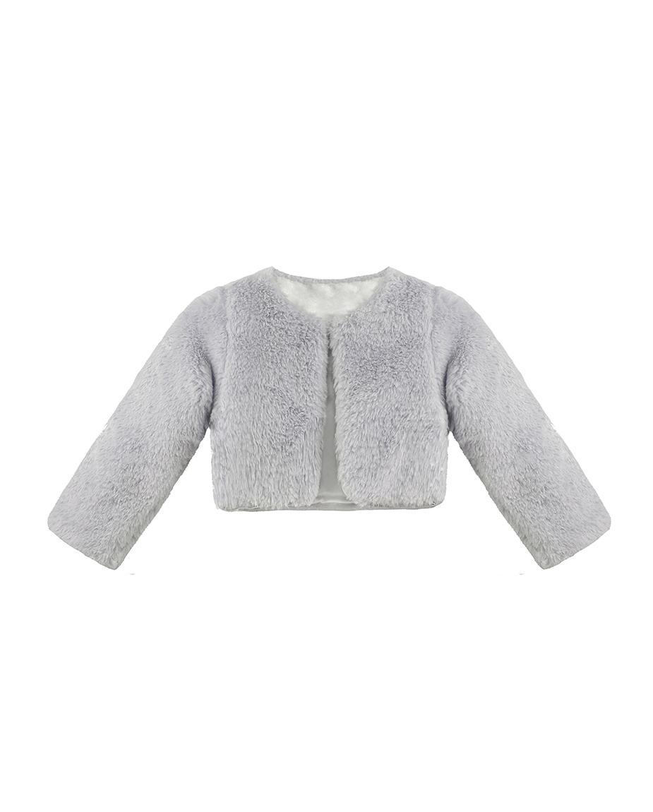 Girls Cozy Crewneck Bolero Cardigan