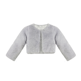 Girls Cozy Crewneck Bolero Cardigan