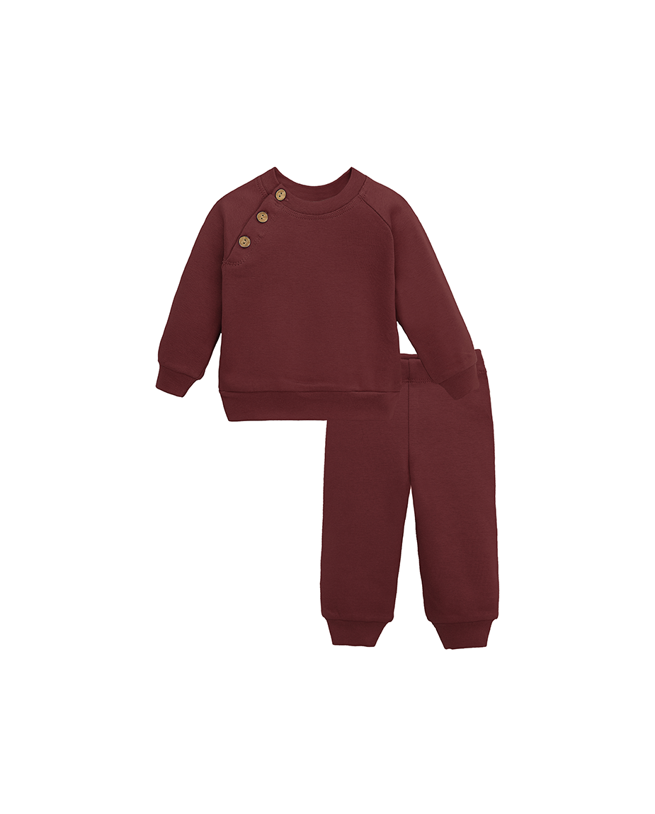 Baby Cotton Sweatshirt & Sweatpant Set