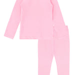 Girls cotton solid basic turtleneck t-shirt and leggings set; perfect for baby girl clothes & christmas gift ideas