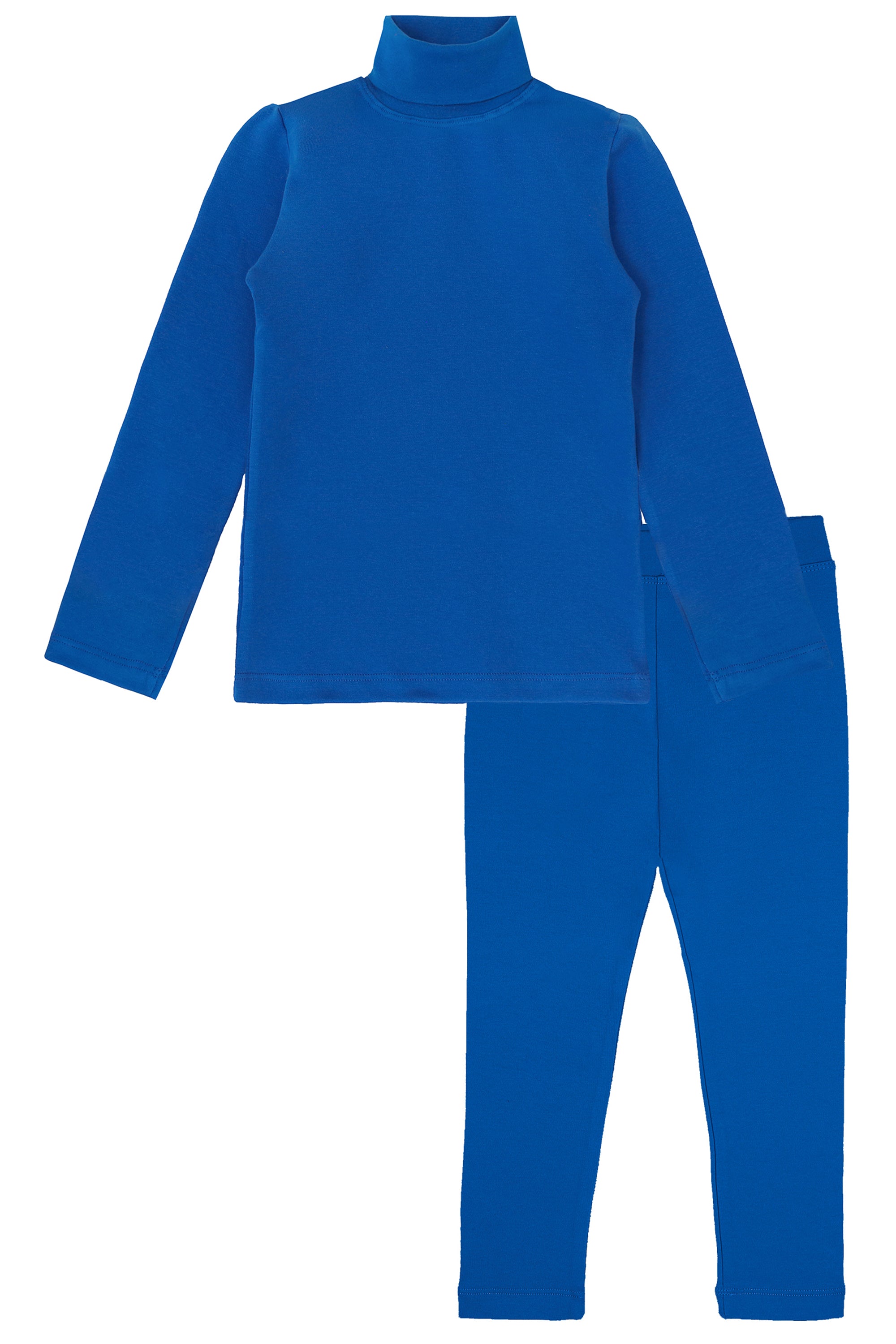 Turtleneck Long Sleeve Shirt and Comfy Leggings for Girls' Clothing 2T-5T lilax