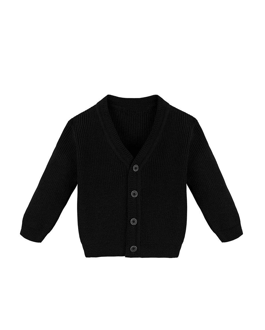 Boys Classic Knit V-Neck Cardigan Sweater