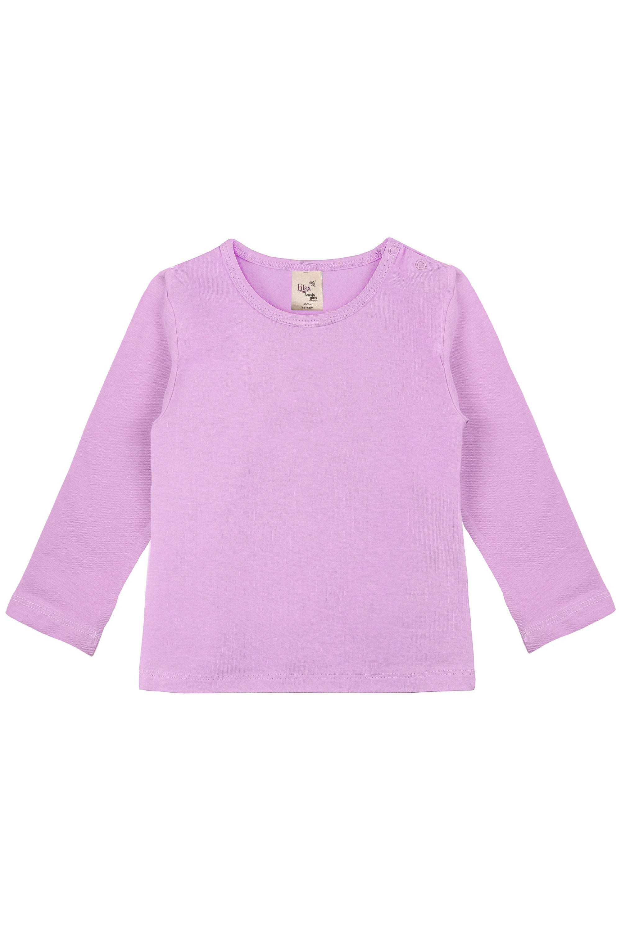 Baby Girls' Basic Long Sleeve Round Neck T-Shirt / 12 to 24 Months