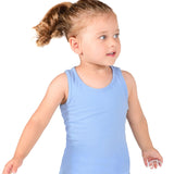 Girls cotton basic solid racerbank tanktop; best for baby girl clothes & christmas gift ideas