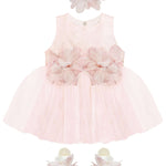 Baby Girl Tulle Wedding Dress Pageant Gown 3 Piece Party Dress LILAX