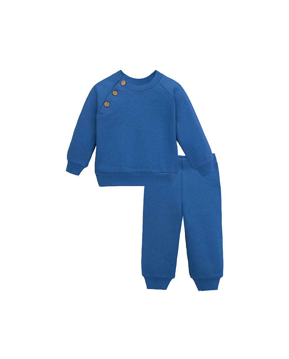 Baby Cotton Sweatshirt & Sweatpant Set