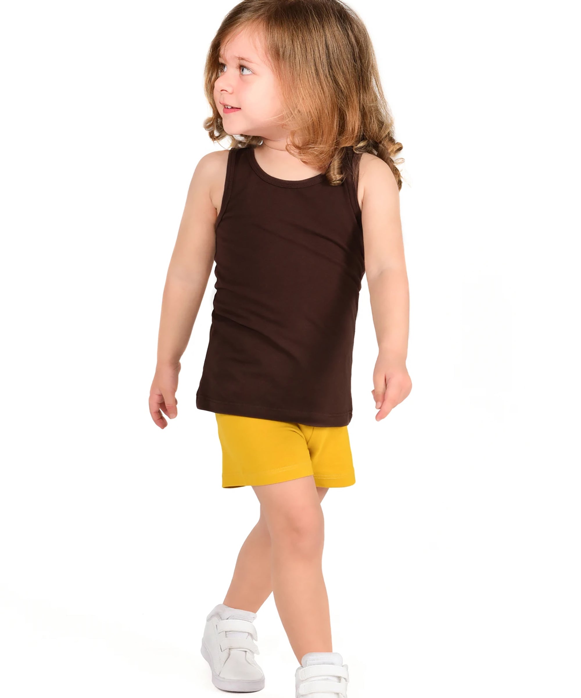 Girls cotton basic solid short; best for baby girl clothes & christmas gift ideas