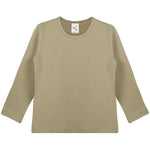 Girls' Basic Crewneck Long Sleeve Cotton T-Shirt / 11-12 Years LILAX