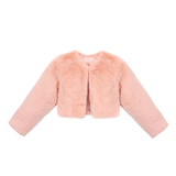 Girls Cozy Crewneck Bolero Cardigan