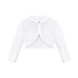 Girls Patterned Knit Bolero Cardigan