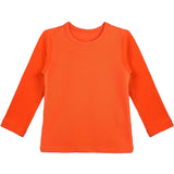 Girls' Basic Crewneck Long Sleeve Cotton T-Shirt / 11-12 Years LILAX