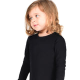 Girls' Basic Crewneck Long Sleeve Cotton T-Shirt / 11-12 Years LILAX