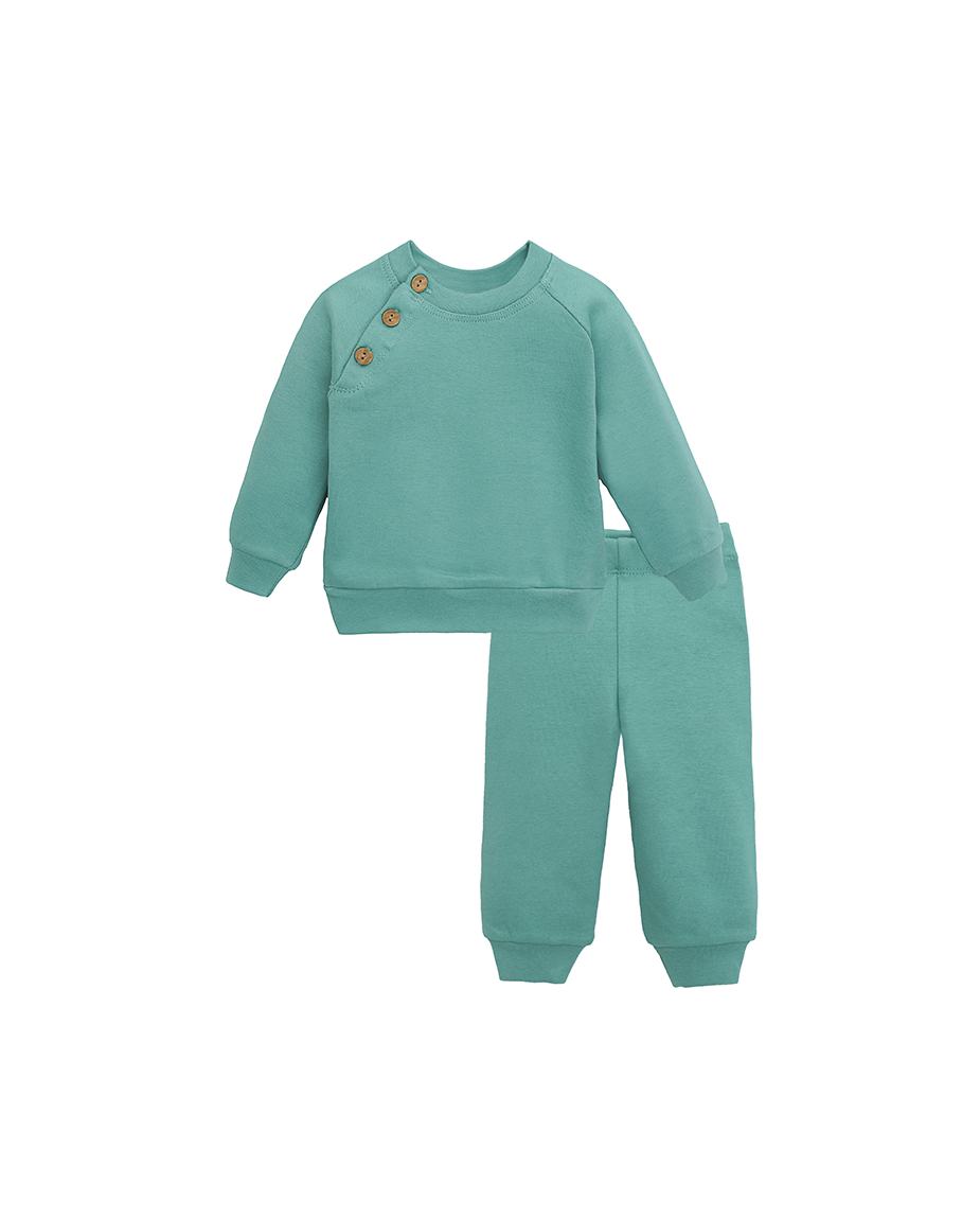 Baby Cotton Sweatshirt & Sweatpant Set