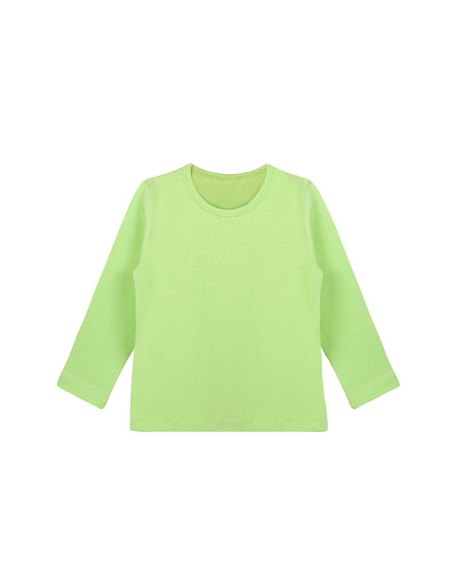 Big Girls Cotton Long Sleeve Basic Crewneck T-Shirt