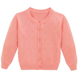 Baby & Toddler Girls' Knit Cardigan Long Sleeve Button Closure Sweater