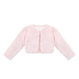 Girls Cozy Crewneck Bolero Cardigan