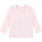 Girls' Basic Crewneck Long Sleeve Cotton T-Shirt / 11-12 Years LILAX