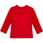 Girls' Basic Crewneck Long Sleeve Cotton T-Shirt / 11-12 Years LILAX