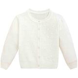 Baby & Toddler Girls' Knit Cardigan Long Sleeve Button Closure Sweater