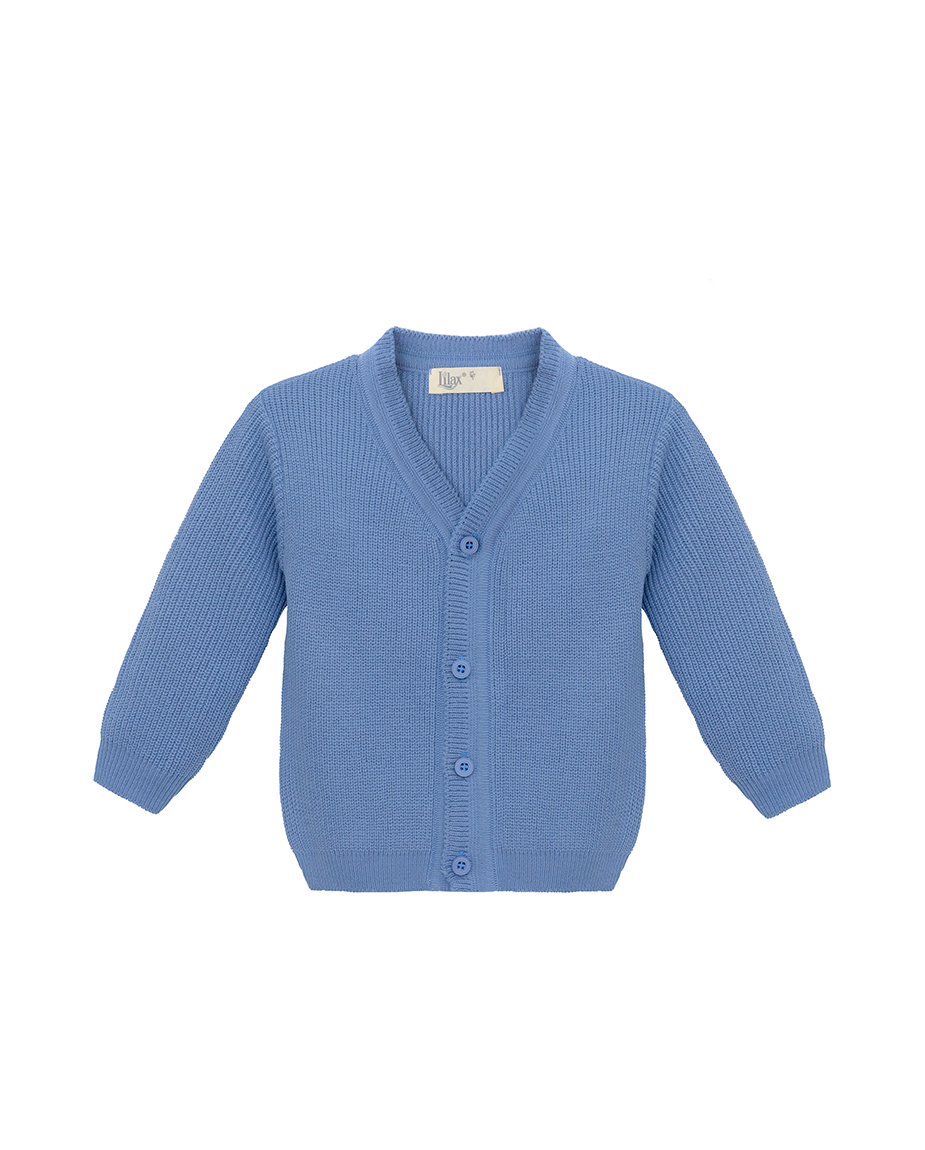 Boys Classic Knit V-Neck Cardigan Sweater