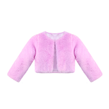 Girls Cozy Crewneck Bolero Cardigan