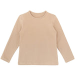 Girls' Basic Crewneck Long Sleeve Cotton T-Shirt / 11-12 Years LILAX