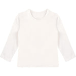 Girls' Basic Crewneck Long Sleeve Cotton T-Shirt / 11-12 Years LILAX