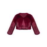 Girls Cozy Crewneck Bolero Cardigan