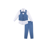 Boys 4-Piece Slim Fit Suit Set