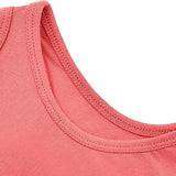 Girls' Soft Solid Cotton Blend Racerback Tank Top / 11-12 Years LILAX