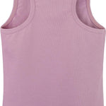 Girls' Soft Solid Cotton Blend Racerback Tank Top / 11-12 Years LILAX