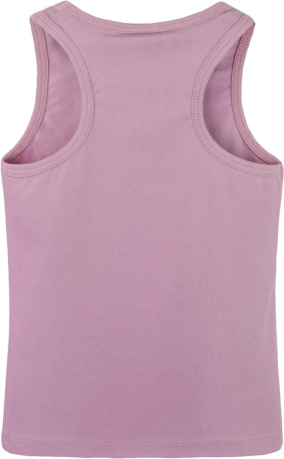 Girls' Soft Solid Cotton Blend Racerback Tank Top / 11-12 Years LILAX