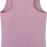 Girls' Soft Solid Cotton Blend Racerback Tank Top / 11-12 Years LILAX