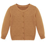 Baby & Toddler Girls' Knit Cardigan Long Sleeve Button Closure Sweater