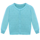 Baby & Toddler Girls' Knit Cardigan Long Sleeve Button Closure Sweater