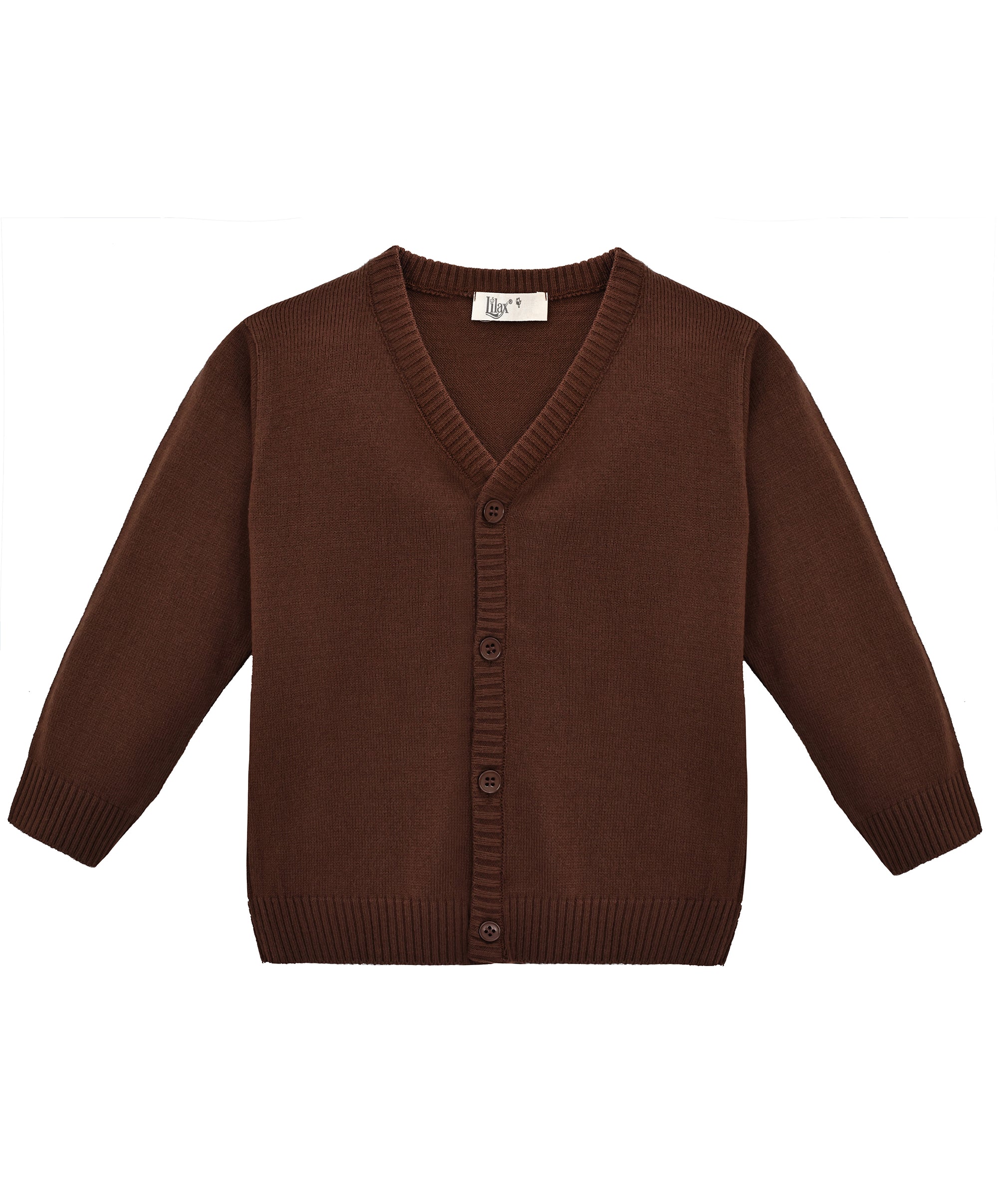 Baby boys v-neck cardigan sweater with ribbed edges; perfect for baby boy clothes & christmas gift ideas  