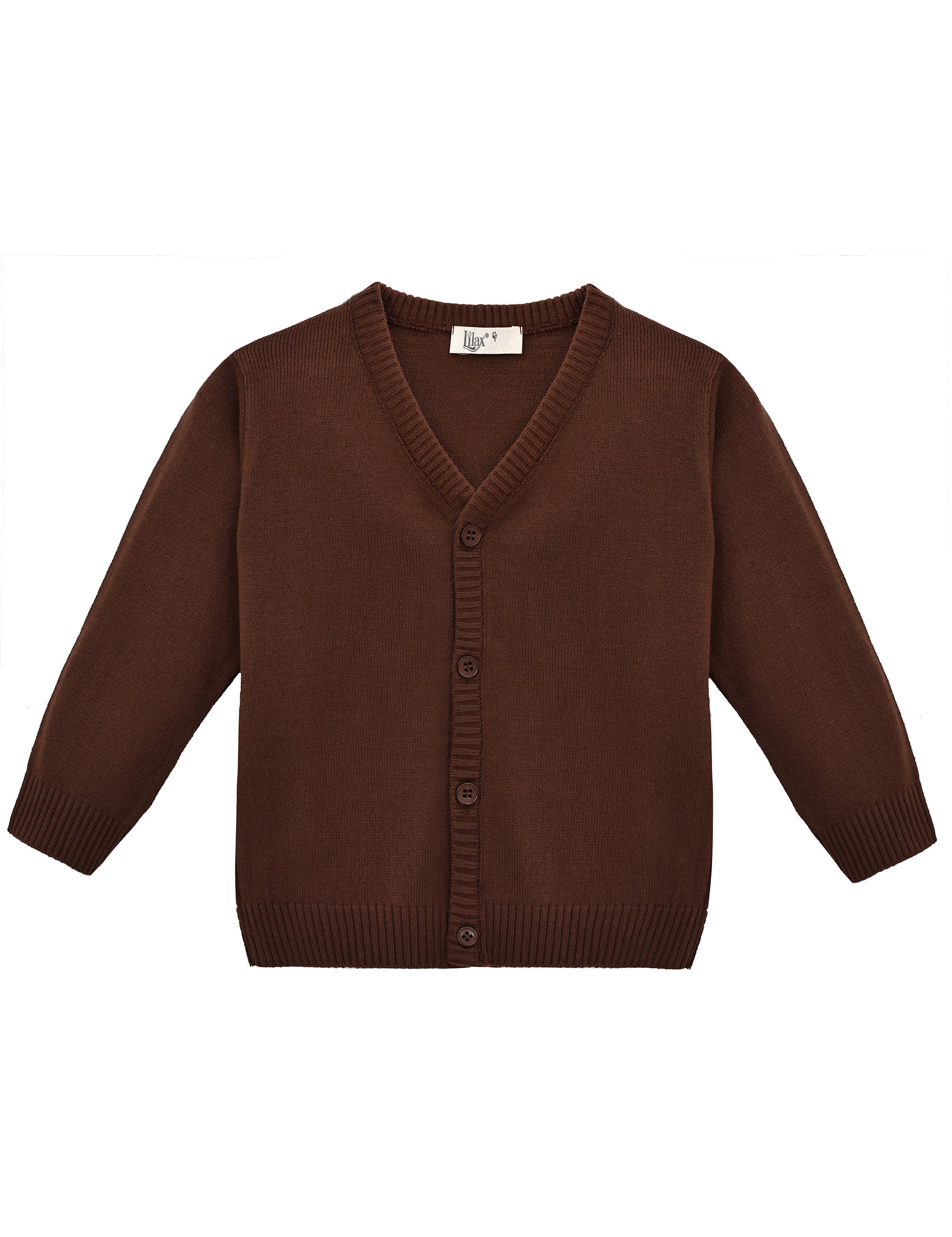 Baby boys v-neck cardigan sweater with ribbed edges; perfect for baby boy clothes & christmas gift ideas  