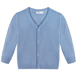 V-Neck Cardigan Sweater for Boys - Featuring Button Closure, Toddler to Youth