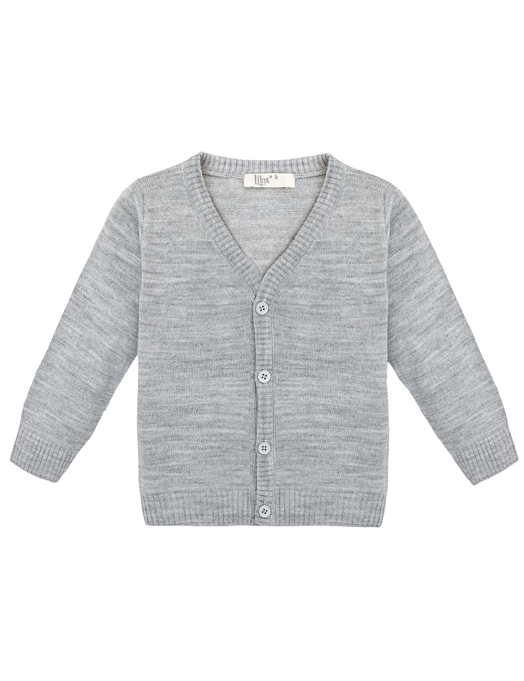 Baby boys v-neck cardigan sweater with ribbed edges; perfect for baby boy clothes & christmas gift ideas  