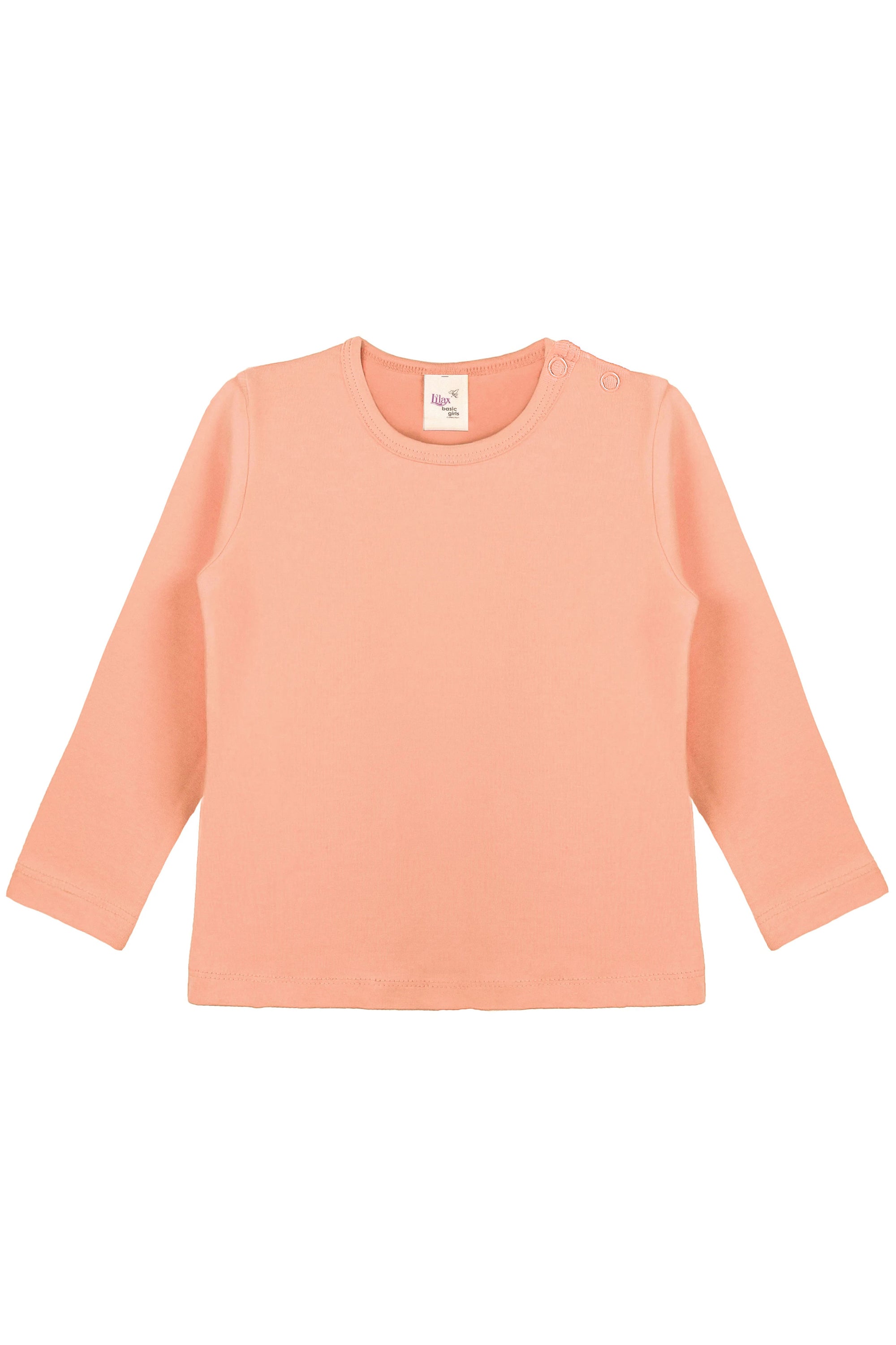 Baby Girls' Basic Long Sleeve Round Neck T-Shirt / 6 to 12 Months LILAX