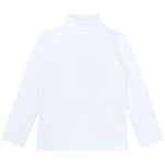 Girls' Solid Cotton Shirt Basic Long Sleeve Turtleneck T-Shirt / Toddler LILAX