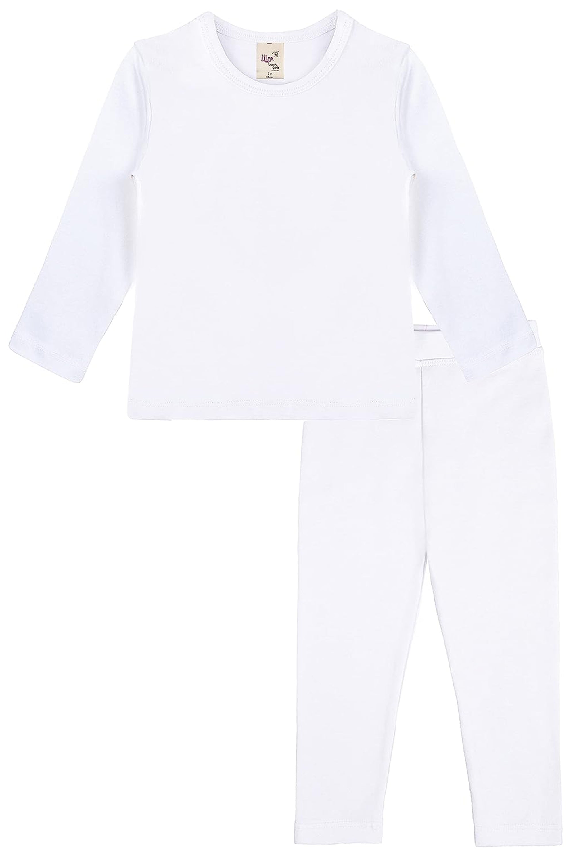 Long Sleeve Shirts and Leggings Set 6-9 Years lilax