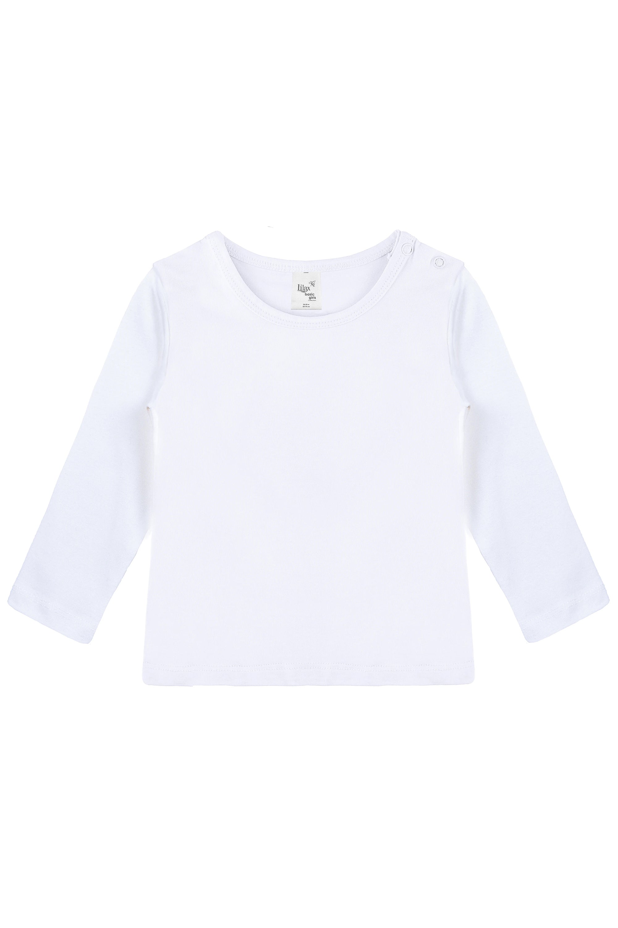 Baby Girls' Basic Long Sleeve Round Neck T-Shirt / 12 to 24 Months