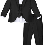 Boys Formal Suit Dresswear 5 Piece Suit Set LILAX