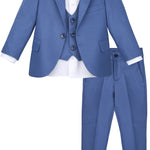 Boys Formal Suit Dresswear 5 Piece Suit Set LILAX